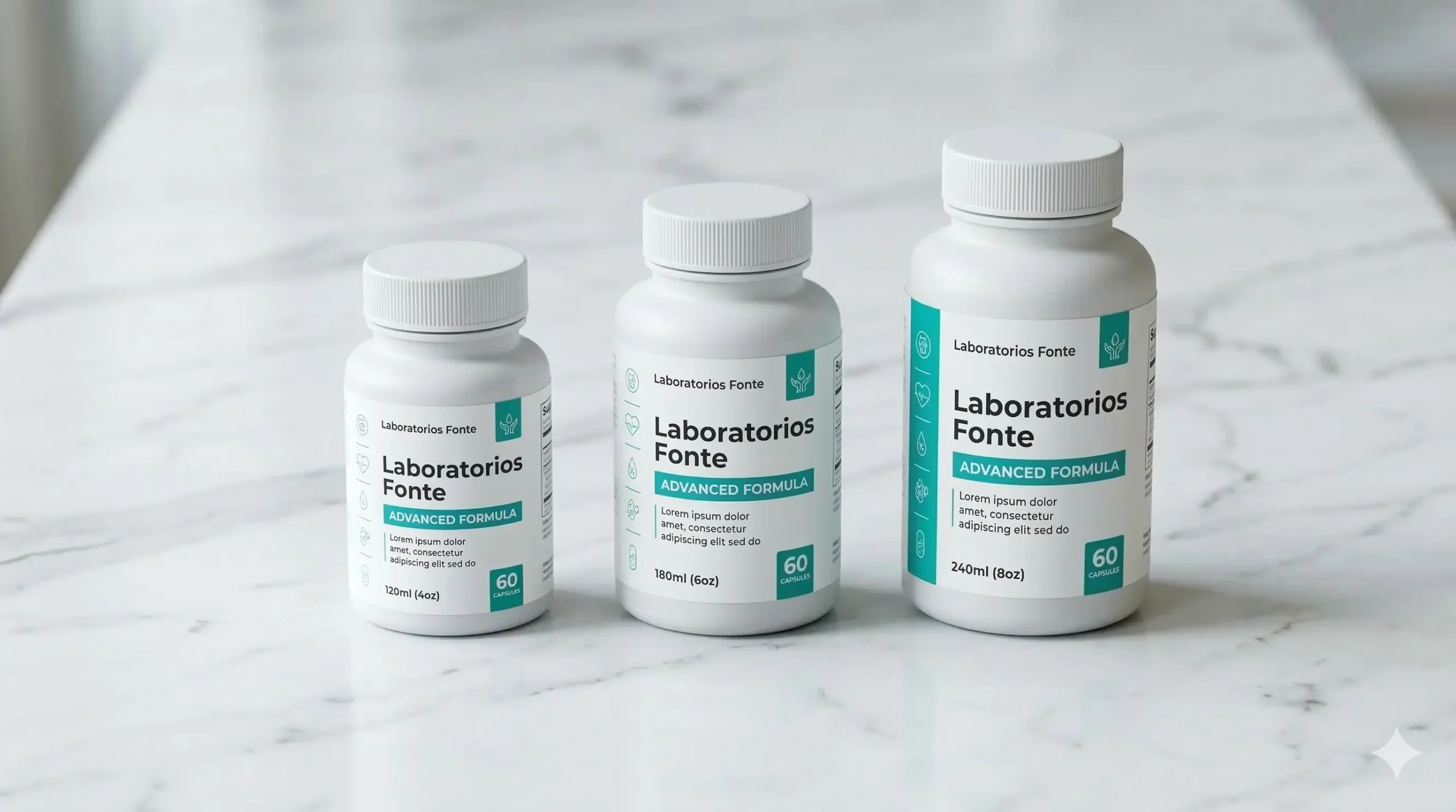 Diseño de empaque y packaging Laboratorios Fonte